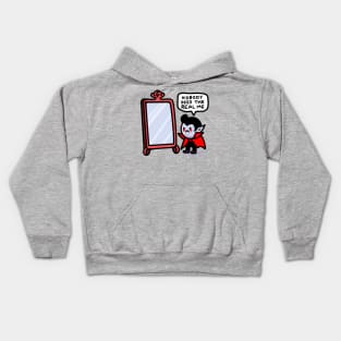 Vampire Self Reflection Kids Hoodie